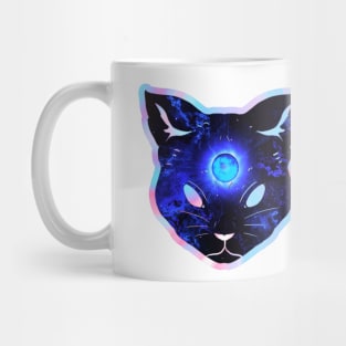 Shocking prismatic iridescent psychic cat Mug